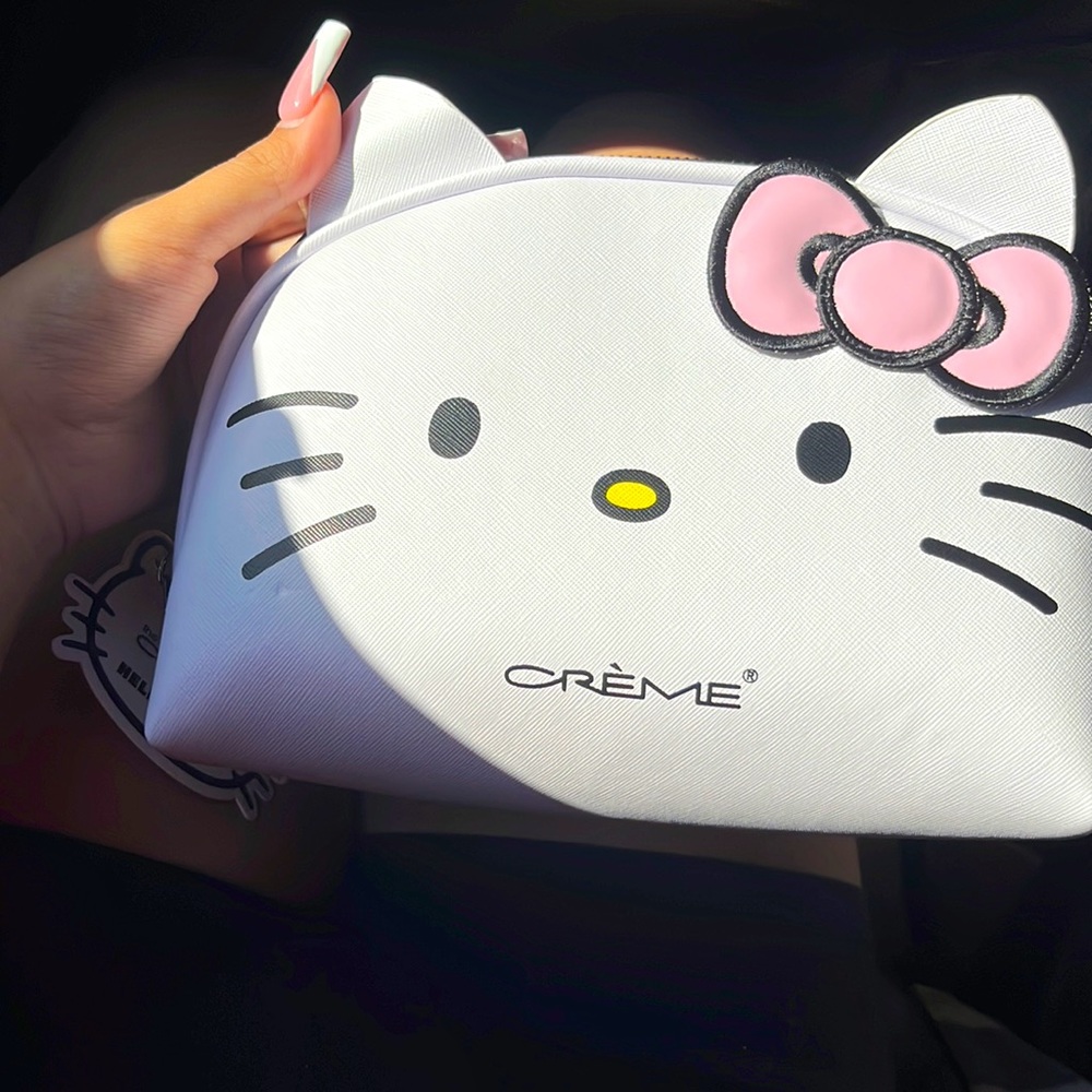cosmetic hello kitty bag